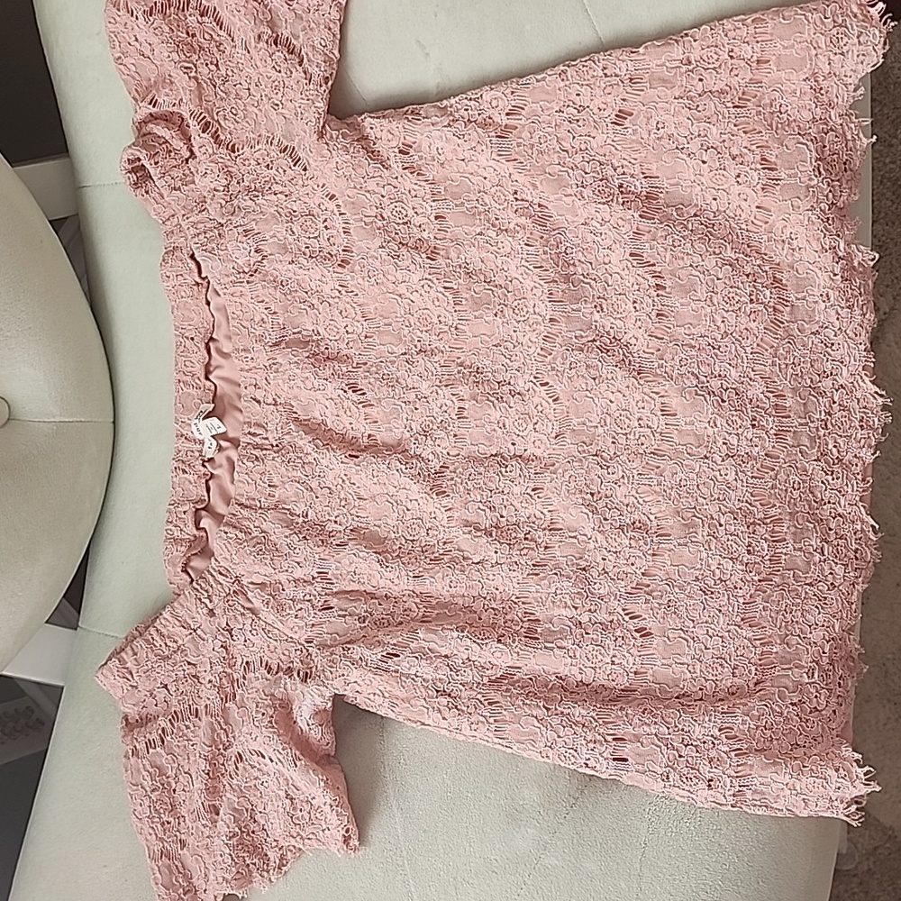 Off shoulder top lace